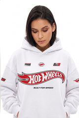 Hot wheels white Hoodie