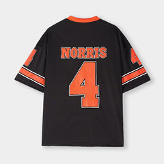 Lando Norris “4” McLaren F1-Inspired Football Jersey