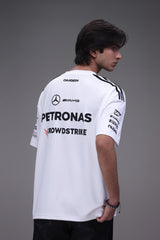 Mercedes AMG Petronas jersey back male model oversized