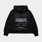 Porsche 911 GT3 RS Oversized Black Hoodie