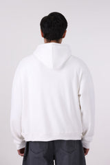 Oversized White Hoodie '2VI