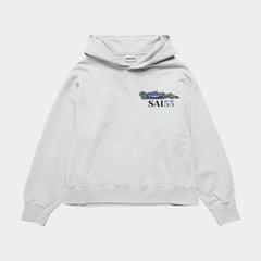 Smooth Operator White Oversized Hoodie