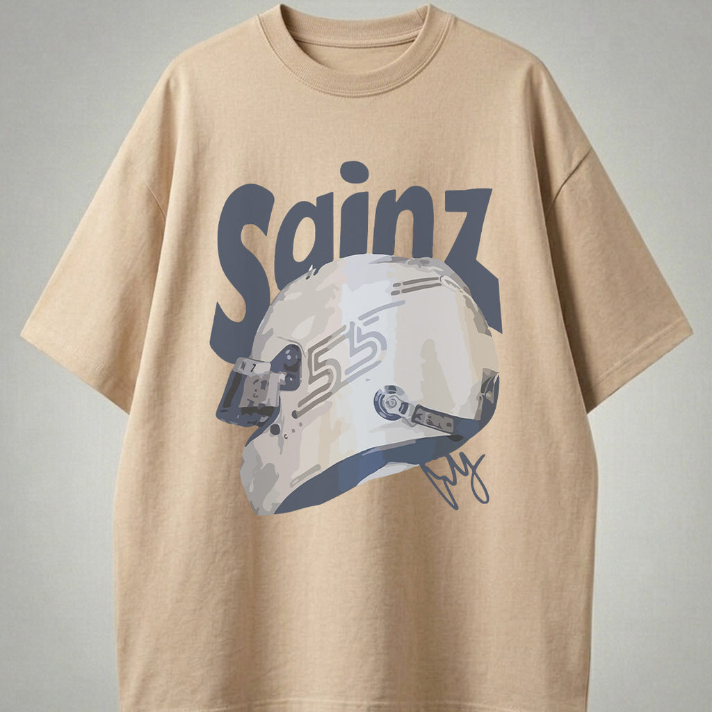 Carlos Sainz Boxy Fit T-Shirt Pakistan | Oversized Tee – Daigen & Co.