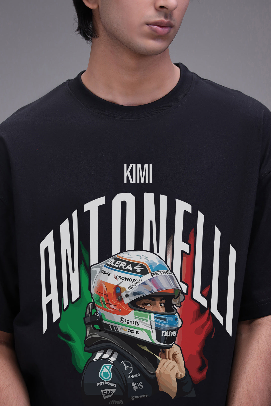 Kimi Antonelli Mercedes Boxy Fit T-shirt