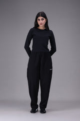 Barrel Fit Silhouette Trouser