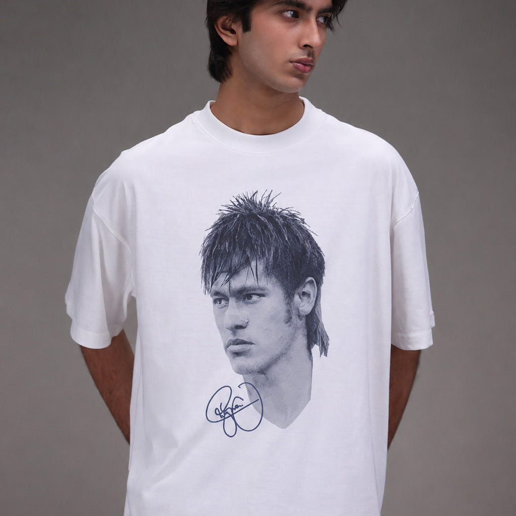 Daigen Neymar Jr T-Shirt Pakistan | Oversized Football Graphic Tee | World Cup ...